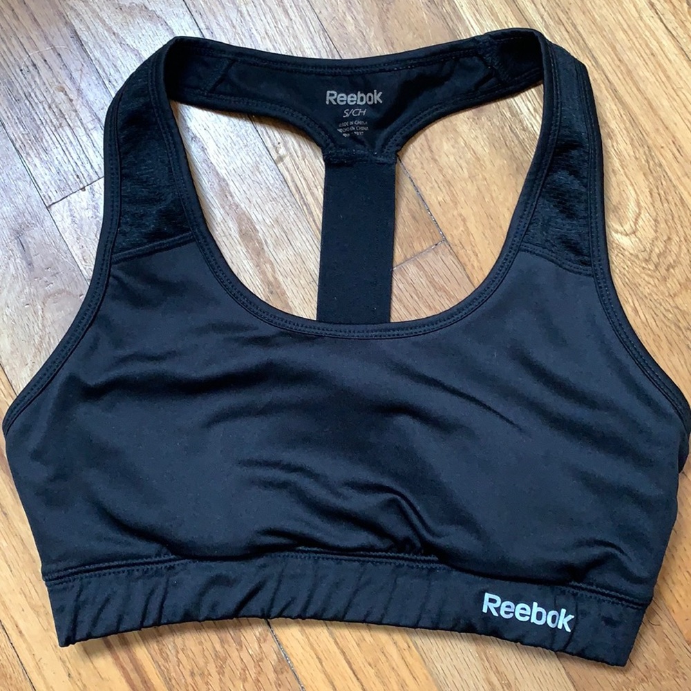 Reebok Black Sports Bra